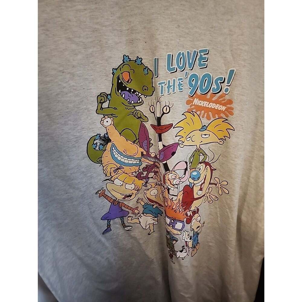 Nickelodeon I Love The 90s Vintage All Cartoon T shirt 2XL Excellent CR3